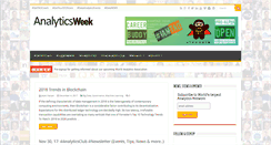 Desktop Screenshot of analyticsweek.com