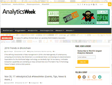 Tablet Screenshot of analyticsweek.com